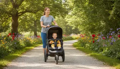 Abenteuer auf jedem Terrain: Kinderwagen mit Luftreifen