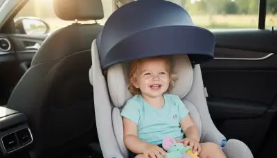 Kühle Fahrt: Atmungsaktiver Kindersitz-Sonnenschutz
