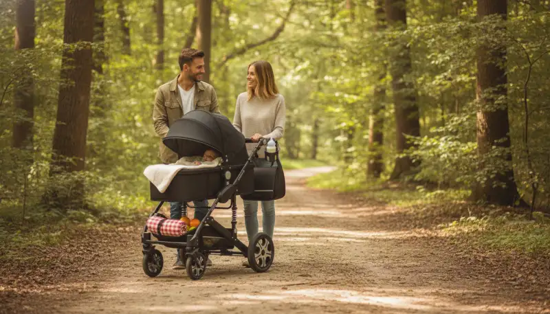 Abenteuerlustig mit Baby: Geländegängige Kinderwagen