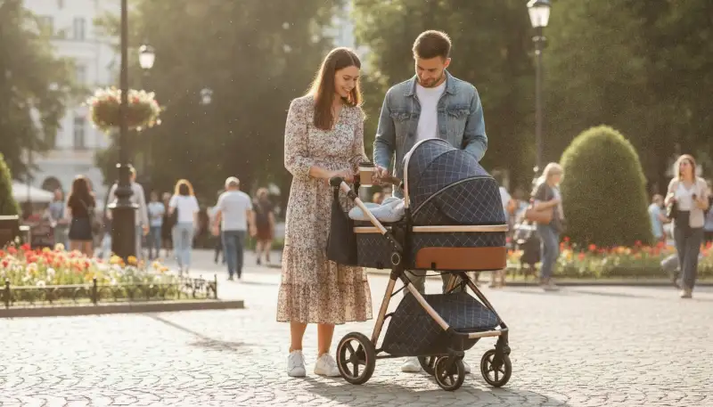 Babyschale im 3-in-1 Reisesystem: Unterwegs clever kombiniert