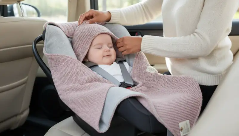 Einschlagdecke Babyschale: Sicher und warm unterwegs