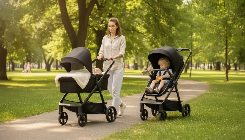 Flexibilität und Komfort: Der 2-in-1 Kinderwagen
