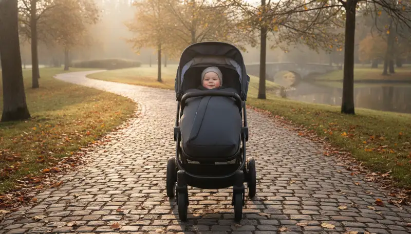Fußsack: Der Universal-Winterbegleiter für Kinderwagen & Buggy