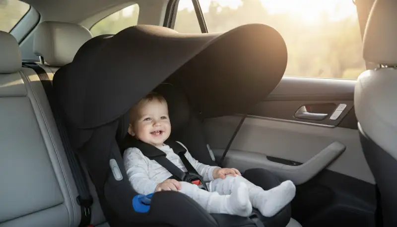 Kindersitz Sonnensegel: Optimaler Schutz unterwegs